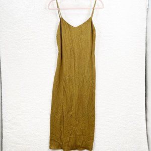 Zara Gold Midi Dress
